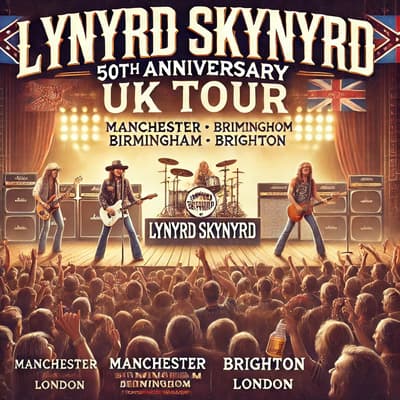 Lynyrd Skynyrd Announce 50th Anniversary UK Tour with Special Guests Blackberry Smoke