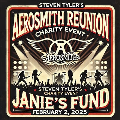 Aerosmith to Reunite for Steven Tyler's Charity Event in February